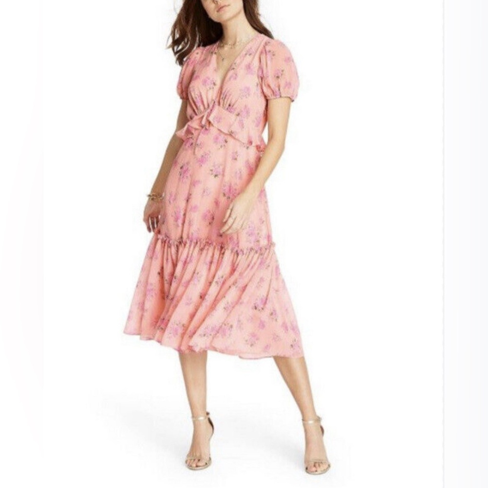 LoveShackFancy For Target Pink/Peachy Fleur Dress Size 2 - Picture 14 of 14